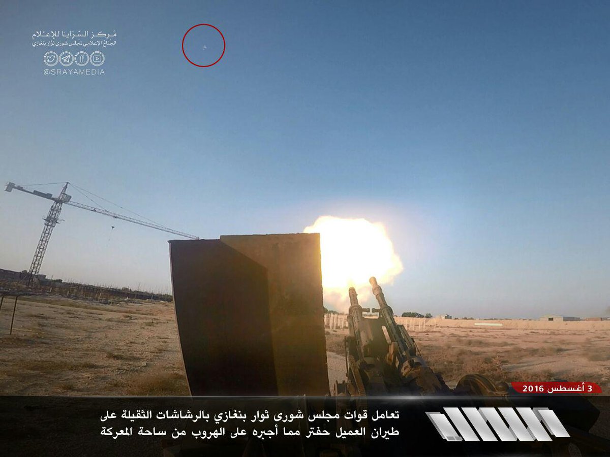 Libya- RSCB engaging LAF aircraft over Benghazi  