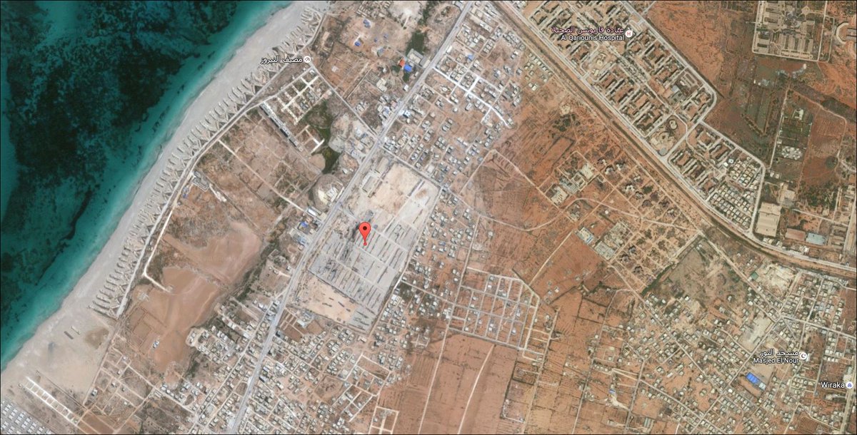 Libya- RSCB photo of alleged UAE AT-802U Air Tractor airstrike in southern Benghazi (Qunfudah's custom hangers area)  