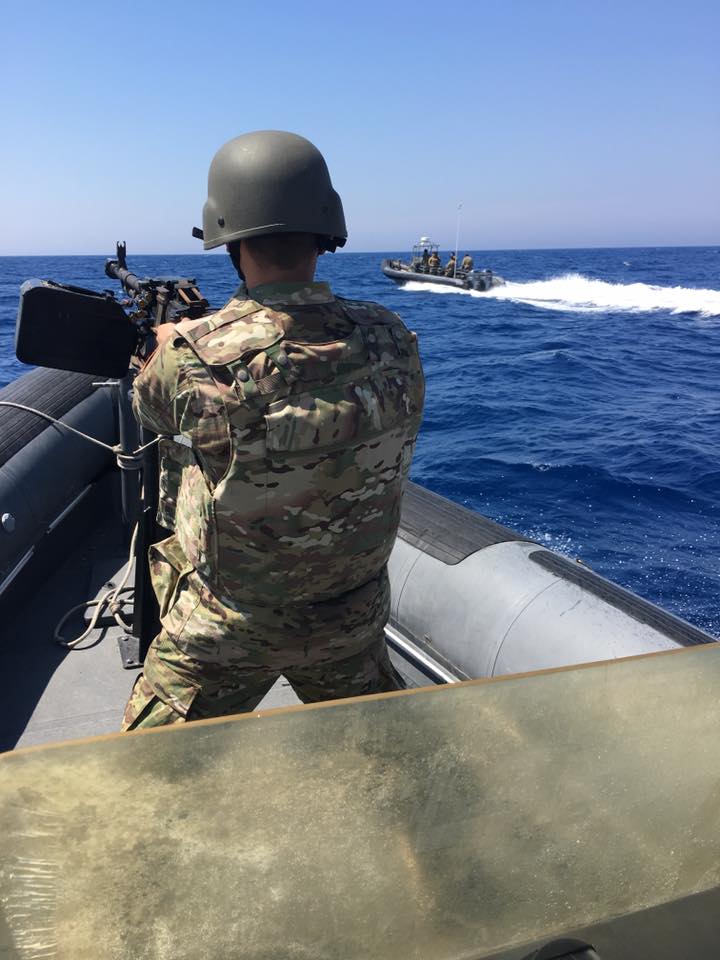 Libya- Coast Guard conducting counter-smuggling operations offshore of Tripoli  