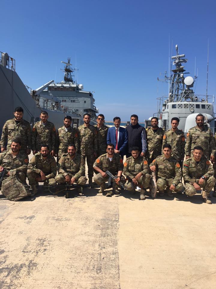 Libya- Coast Guard conducting counter-smuggling operations offshore of Tripoli  