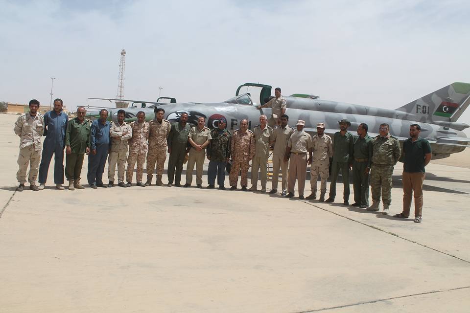 FLAF MiG-21s in JAN AB (Tubroq)  