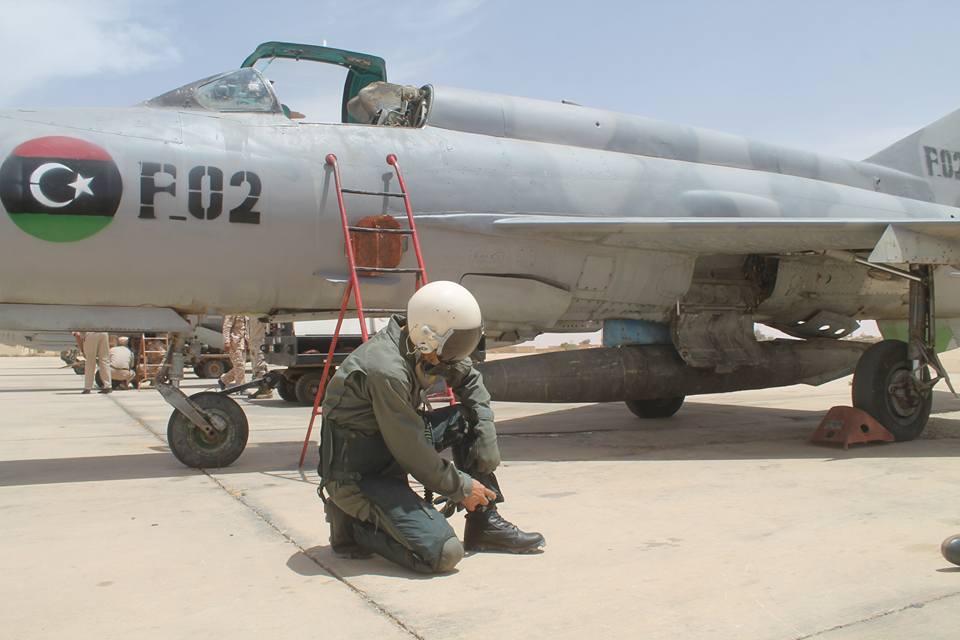 FLAF MiG-21s in JAN AB (Tubroq)  