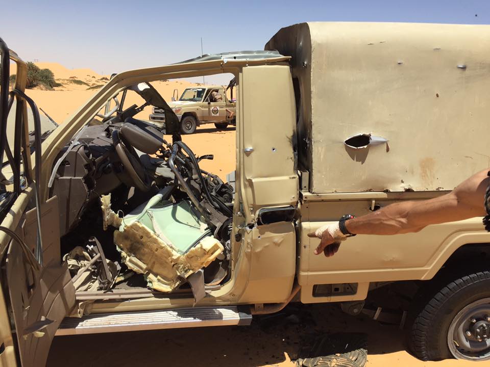 The Brigade *13* entered in the base following clashes around it. At least one plane was destroyed and vehicles + ammunitions seized.  