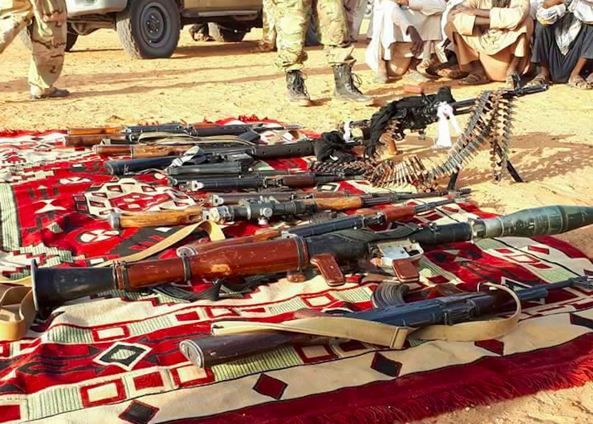 In south Libya, Suqur al Sahara battalion seized weapons, trucks and four wheel cars drove by foreigners from Sudan and Chad.   