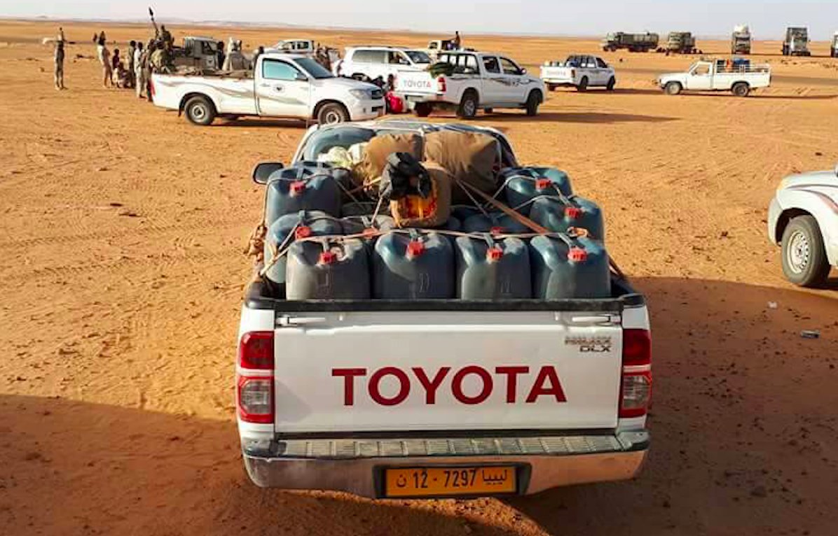 In south Libya, Suqur al Sahara battalion seized weapons, trucks and four wheel cars drove by foreigners from Sudan and Chad.   
