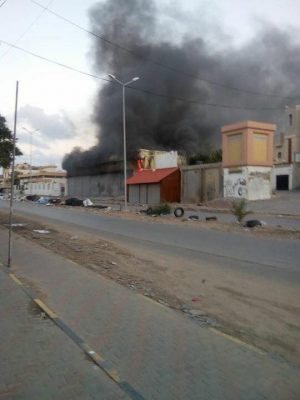Los enfrentamientos en el este de Tripoli