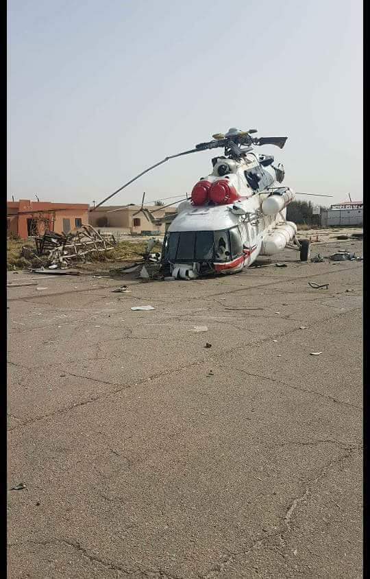 2 more photos of the Mi-14 air ambulance crash in Tripoli   