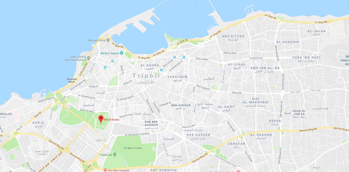 Libya- Technicals, armored vehicles deployed to streets in Tripoli amidst heavy fighting overnight between Nawasi and Ghaniwa militias, both tentatively under the GNA, in the Bab al-Azizia area.   