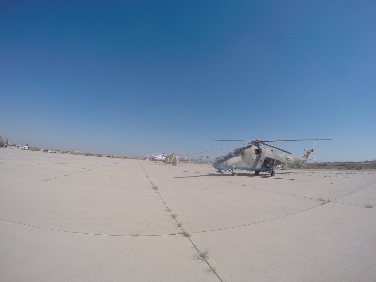 Libya- Mi-17, 2 and 35 in Misrata Airbase   