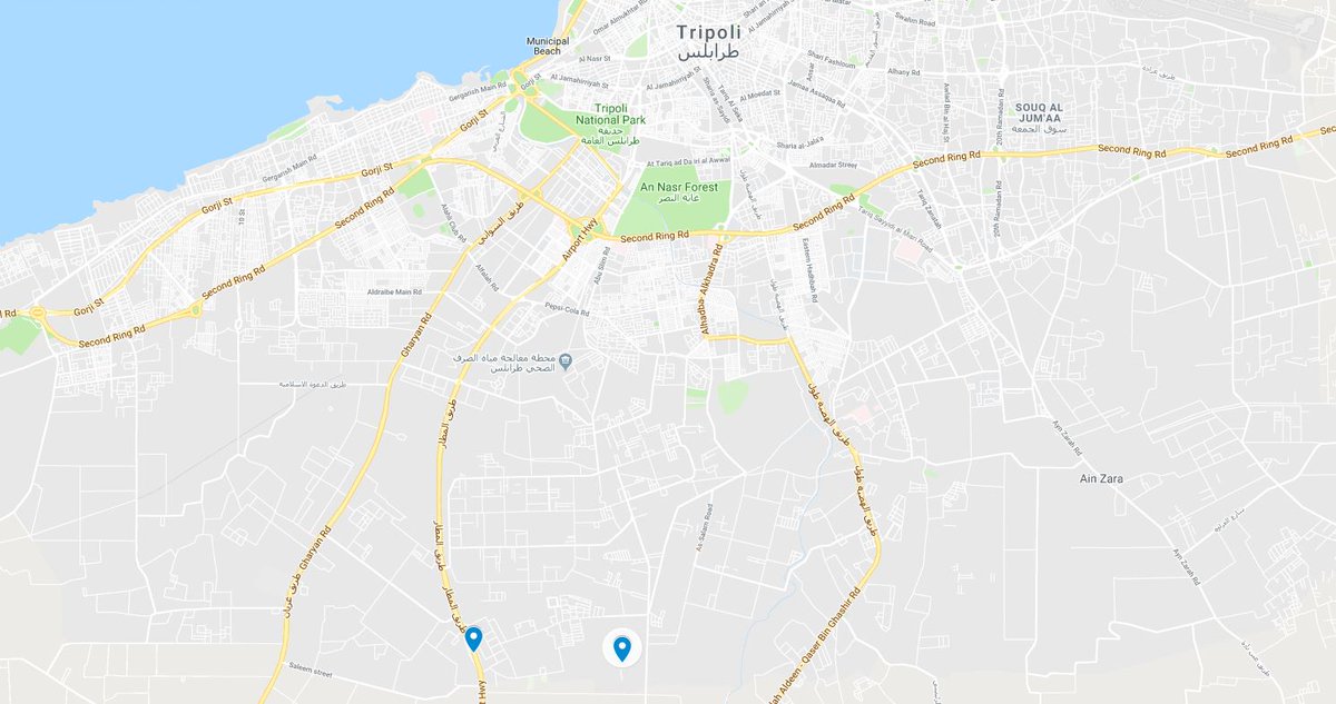 Libya- hostilities in Tripoli continue this morning, so far limited mostly to the southern suburbs, with main focal points of fighting being near the Oil Tank Bridge and Hamza Military Base   