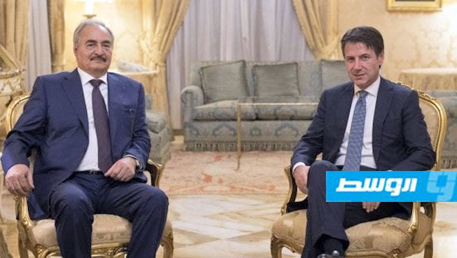 Libya: Khalifa Haftar confirms his participation in the Palermo conference during meeting with Italian PM Conte    