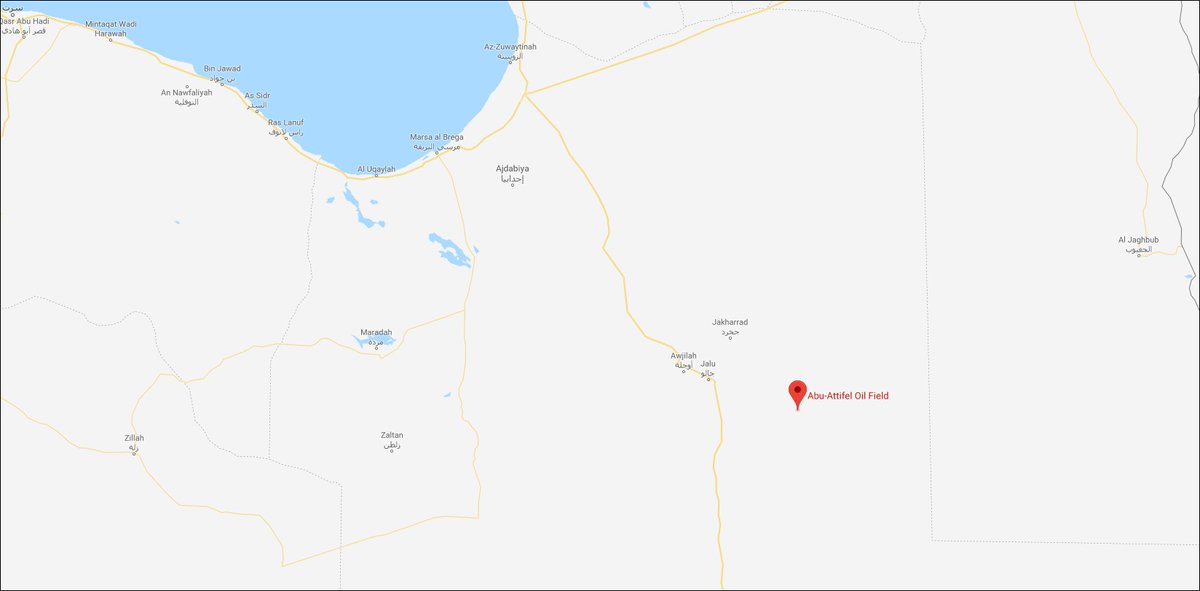 Libya- LNA patrols in the area of Abu-Attifel Oil Field   