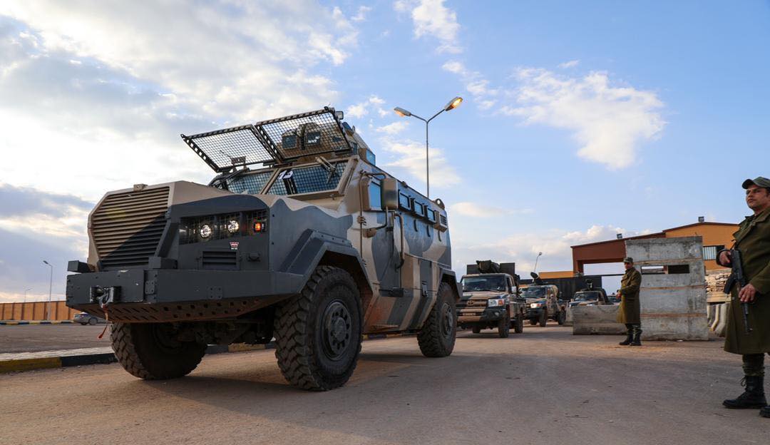 Libya- photos of LNA Tariq bin Ziyad Bn. deploying to the south, including at least 2 vehicles (possible KrAZ Cougar) with improvised mounting of 9M133 Kornet/AT-14 Spriggan and at least 4 Jordan ian KADDB al-Wahsh + Snake Head turret   