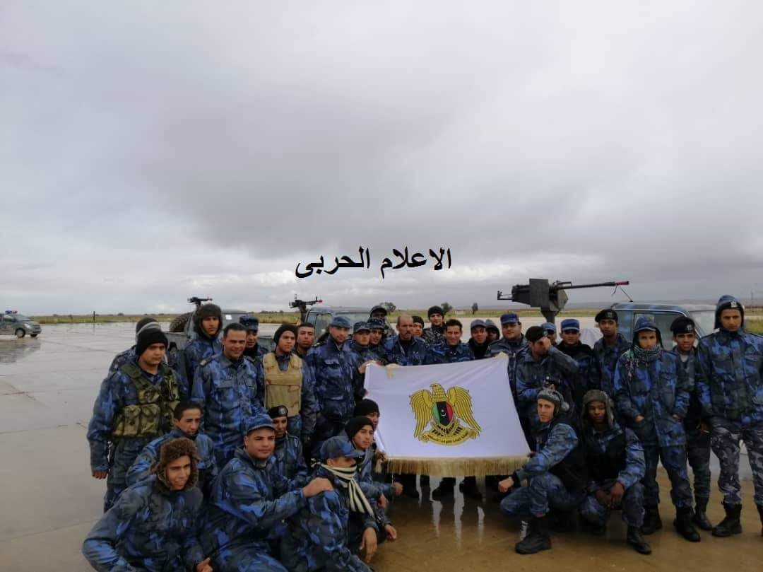 LNA's Central Support Force loading up at Benina, Benghazi, disembarking at Sabha, to reinforce southern operations   