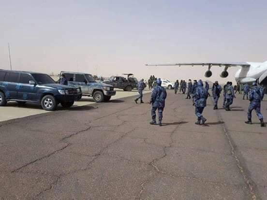 LNA's Central Support Force loading up at Benina, Benghazi, disembarking at Sabha, to reinforce southern operations   