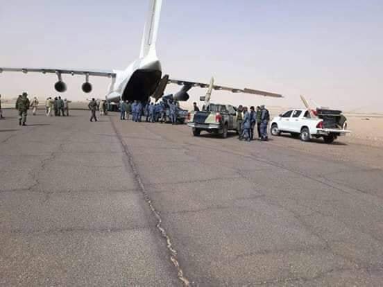 LNA's Central Support Force loading up at Benina, Benghazi, disembarking at Sabha, to reinforce southern operations   