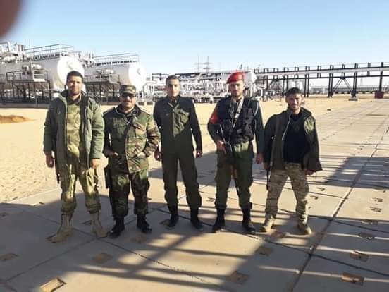 Libya- photos of LNA fighters from El Feel (Elephant) Oil Field and Murzuq   