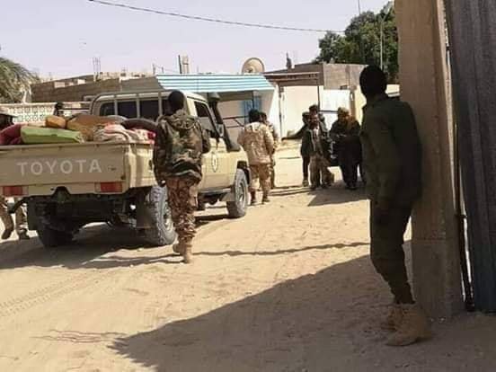 Libya- photos of LNA fighters from El Feel (Elephant) Oil Field and Murzuq   