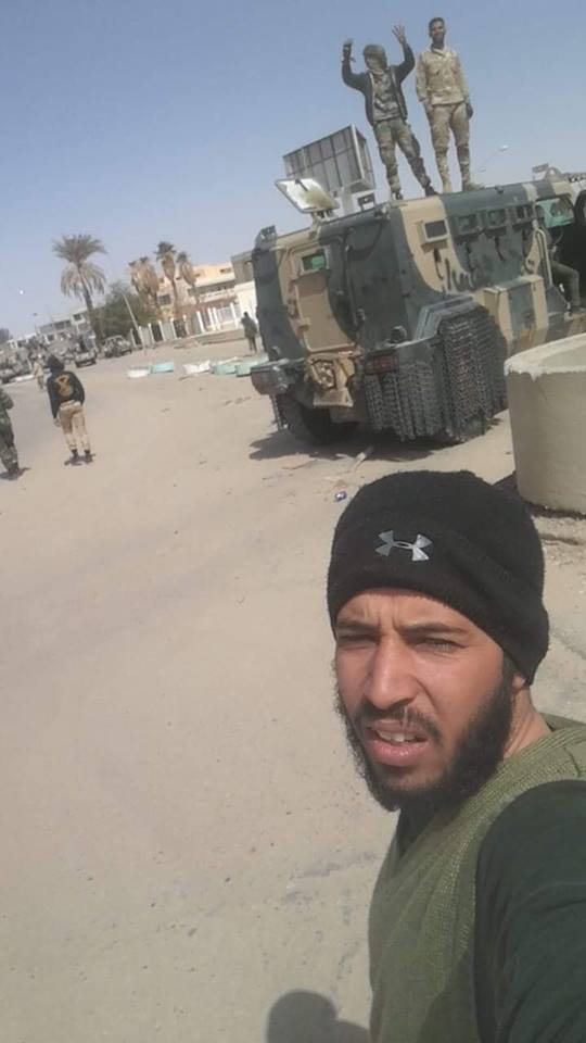 Libya- photos of LNA fighters from El Feel (Elephant) Oil Field and Murzuq   