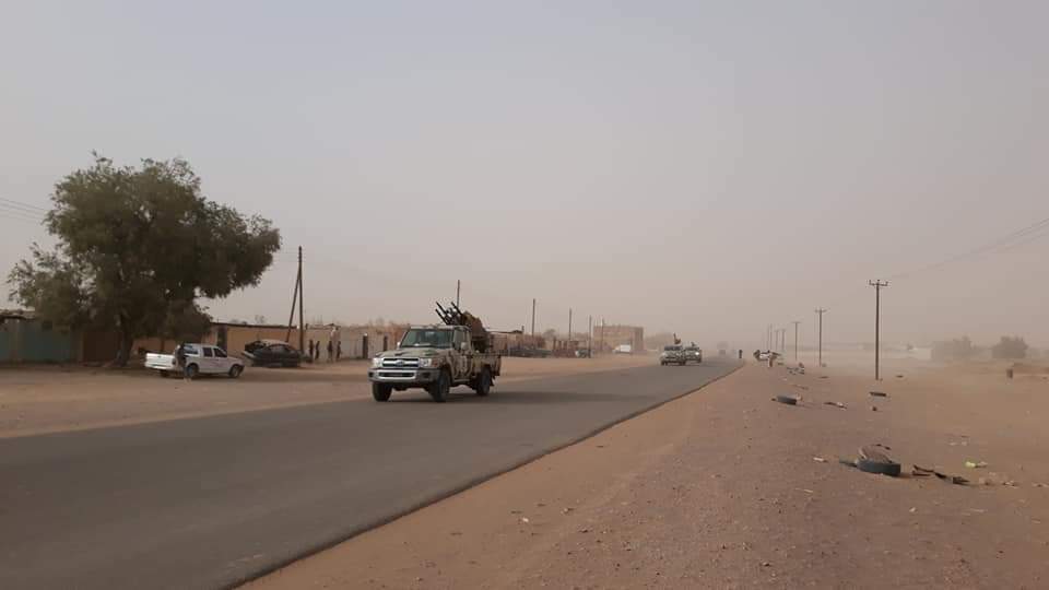 Local sources: Libyan National Army arrived in Ghat Libya   