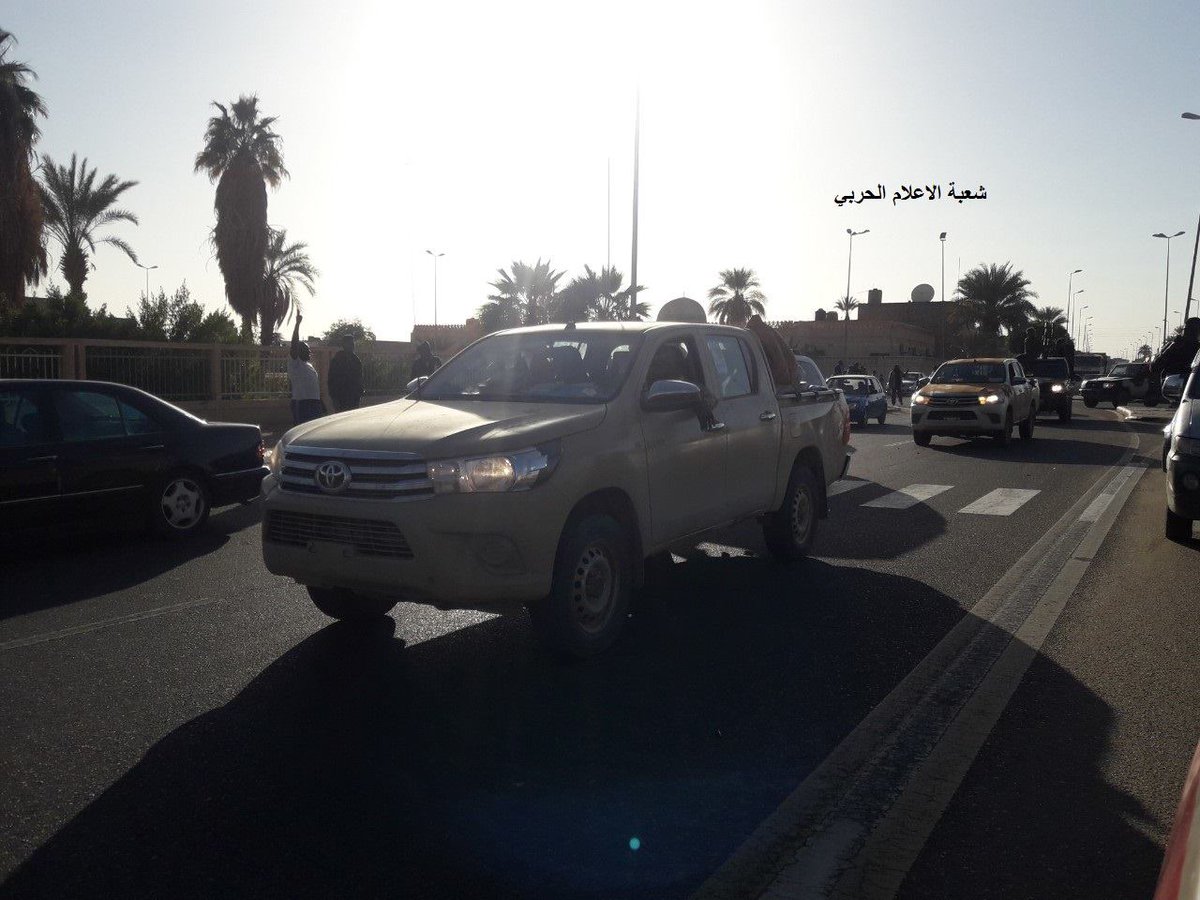 Yesterday in Taraghin and Fungul – Warm welcome from locals as LNA units entered peacefully to the two southern Libyan towns.   