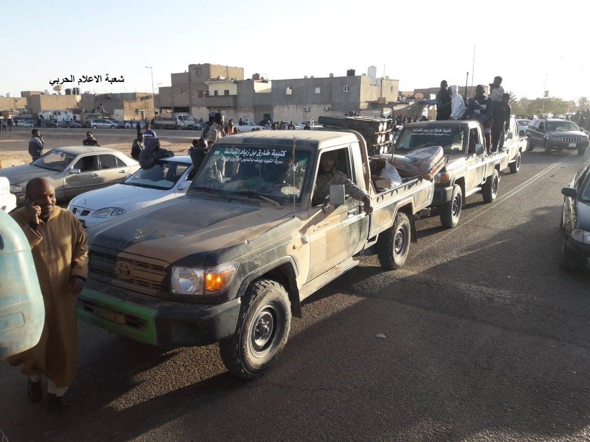 Yesterday in Taraghin and Fungul – Warm welcome from locals as LNA units entered peacefully to the two southern Libyan towns.   
