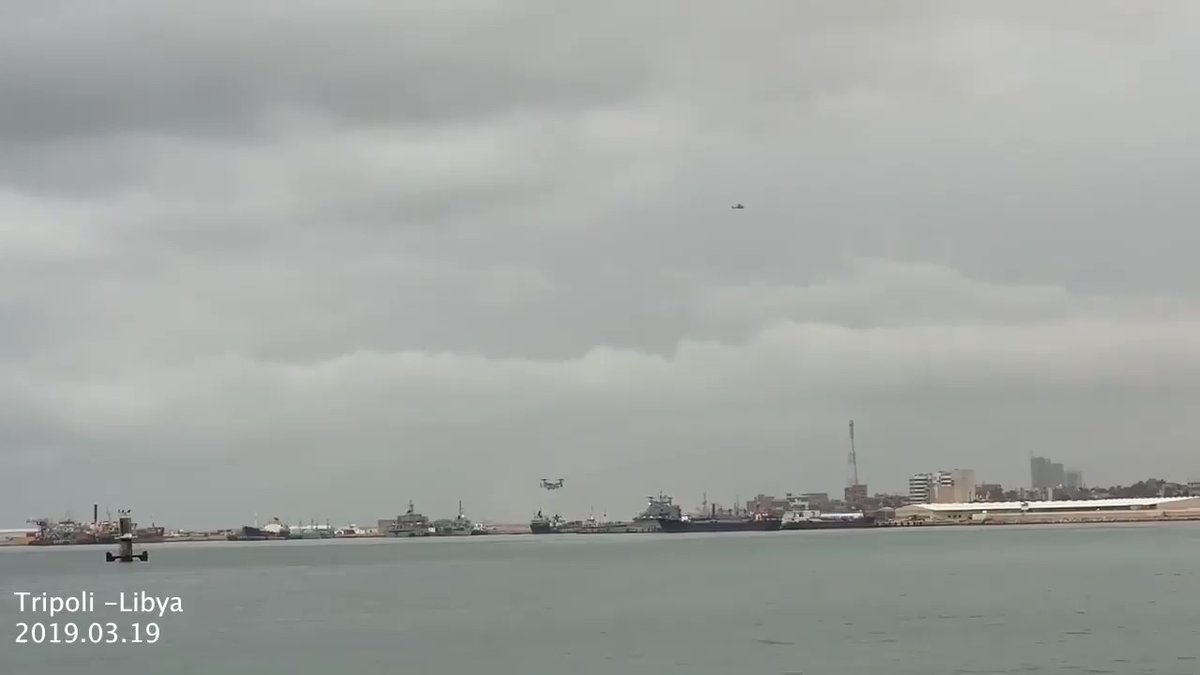 AFRICOM military aircrafts in/over Tripoli today as US Amb. and AFRICOM commander visit Tripoli to meet Serraj 