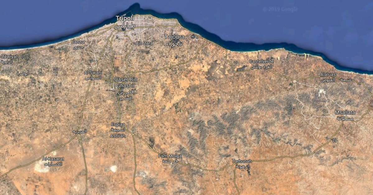 'Tripoli Protection Force' deploys heavy weaponry and substantial forces to areas of southern Tripoli, including Wadi Rabee, Qasr bin Ghashir and Souq Khamis, following reports on possible advance on the capital by pro-LNA forces.  