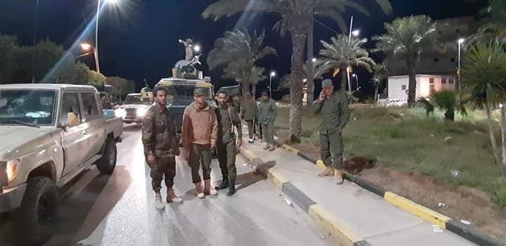 Vanguard units of the LNA last night arrived peacefully in the city of Gharyan (80km south of Tripoli). Libya   