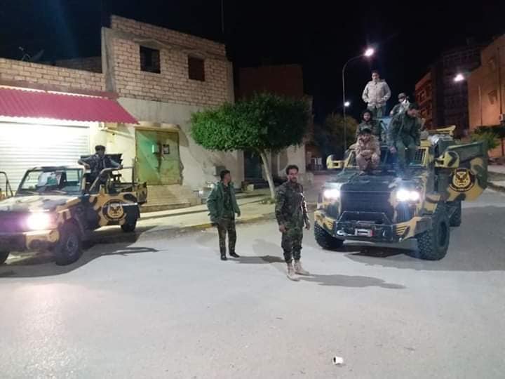 Vanguard units of the LNA last night arrived peacefully in the city of Gharyan (80km south of Tripoli). Libya   