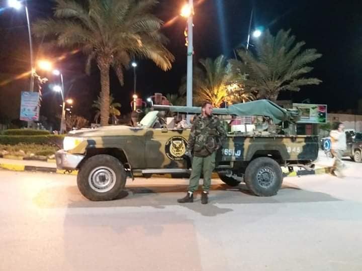 Vanguard units of the LNA last night arrived peacefully in the city of Gharyan (80km south of Tripoli). Libya   