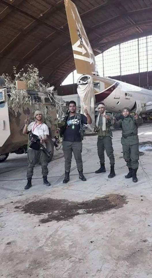 Local sources confirm LNA 106th Battalion of al Haftar fully controls International Airport in South Tripoli and Qaser Bin Ghashir district where the airport is located 