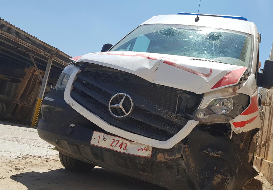 Two more ambulances were struck in Libya Saturday during the Tripoli fighting, bringing the total number to 8 since the violence began. WHO strongly condemns repeated attacks on health care workers, vehicles. 