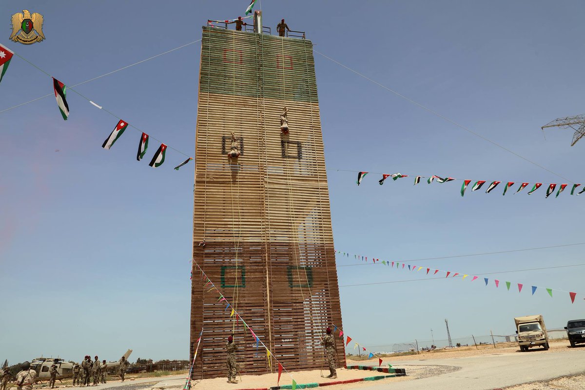 Photos from the graduation ceremony of LNA fighters in Jordan, including some exercises   