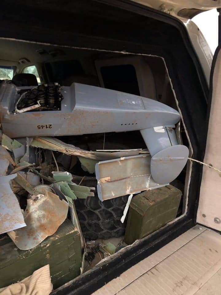 Libya- Volcano of Wrath (GNA Operations Room) photos of a UAV (attributed to LNA) that they claim to have shot down east of Sirte. Russian Orlan-10   