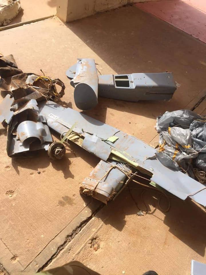 Libya- Volcano of Wrath (GNA Operations Room) photos of a UAV (attributed to LNA) that they claim to have shot down east of Sirte. Russian Orlan-10   