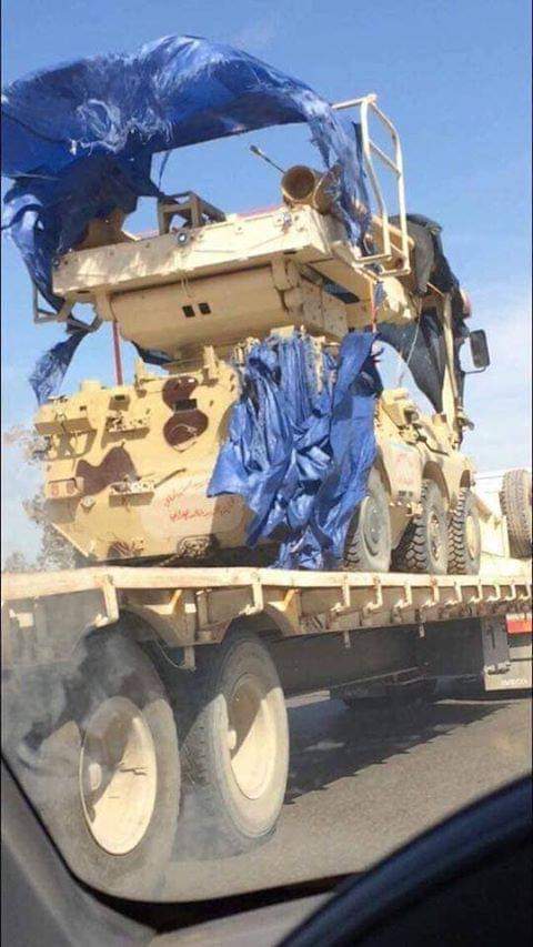 Libya- photos circulating on social media purportedly showing vehicle in Misrata, which seems like a hybrid of SAM missiles (SA-6) on an APC (EE-11/Ratel), probably meant to serve in direct fire role, not as AA   