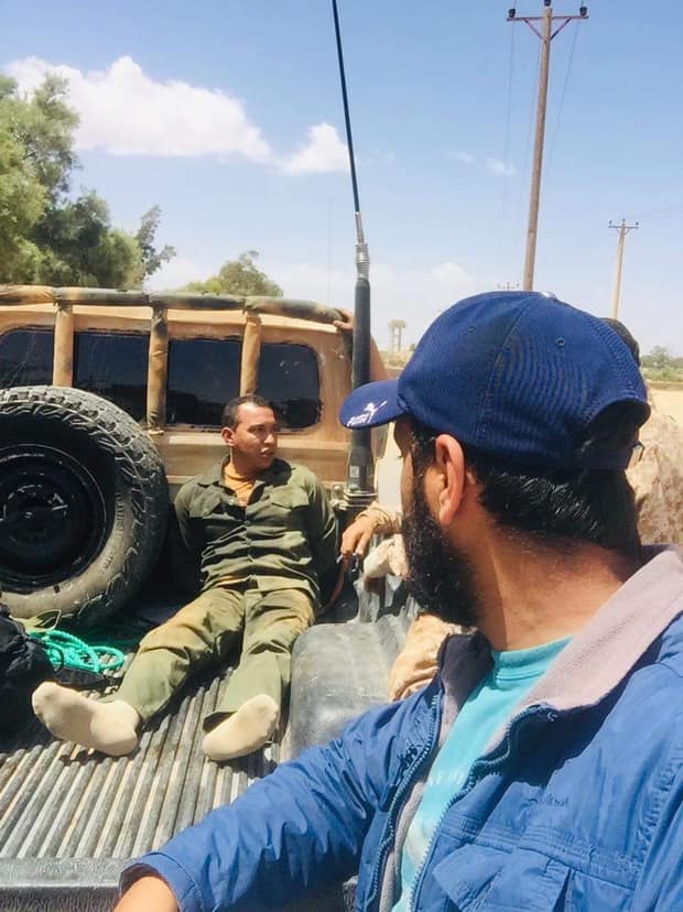 GNA Operation Volcano of Wrath photos of LNA-linked PFG fighters and vehicles captured in Espiaa, 30km south of Tripoli   