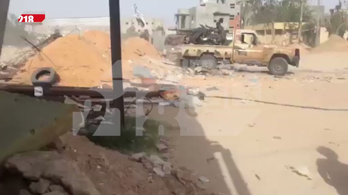 Footage from  clashes on axis of Wadi Rabiyah - Ayn Zarag