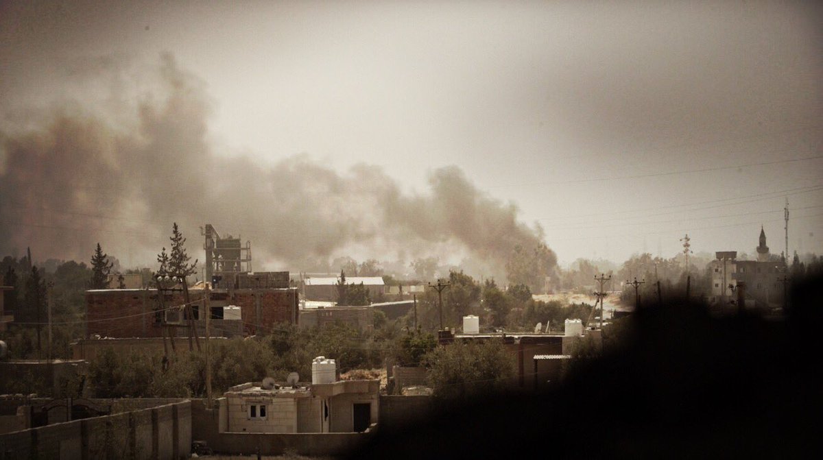 Yarmouk frontline, south of Tripoli. Yesterday afternoon.  Libya
