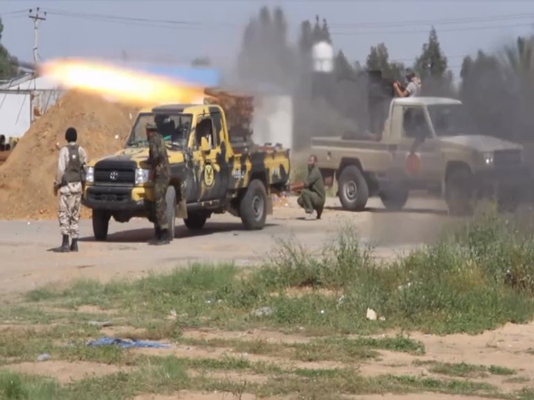 Pictures of LNA in recent clashes in Southern Tripoli