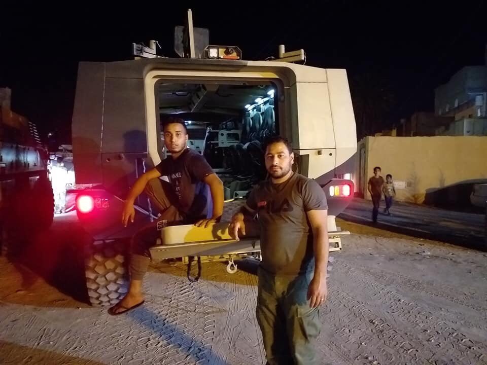 The arrival of  arms shipment to the LNA includes the Jordanian-Made KADDB Al-Mared 8x8 APCs.   