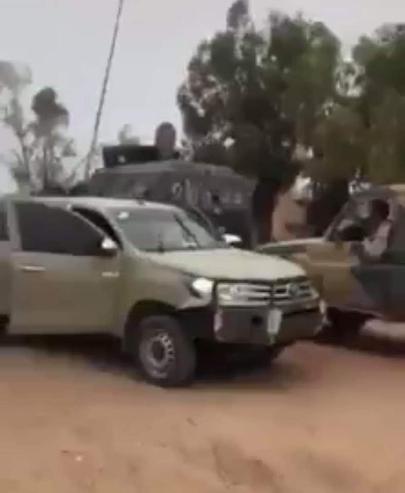 GNA forces' photos of LNA vehicles (and parts of, including of Jordanian made al-Wahsh) captured south of Tripoli   