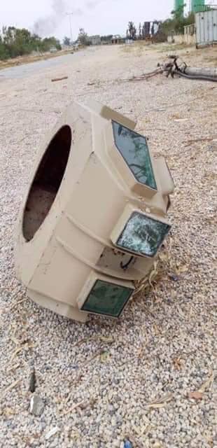 GNA forces' photos of LNA vehicles (and parts of, including of Jordanian made al-Wahsh) captured south of Tripoli   