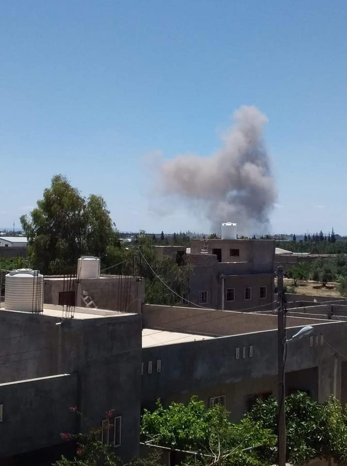 LNA air force conducts an airstrike on Kremiya district in south Tripoli   