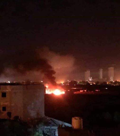 Libya- photos of an LNA airstrike on Mitiga International Airport in Tripoli.  LNA claims the airstrike targeted a Turkish aircraft when it landed after conducting a mission against LNA forces south of Tripoli.   