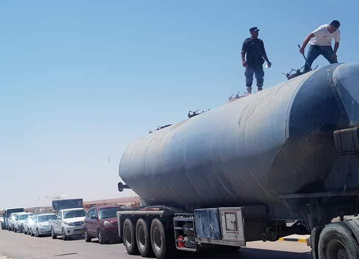 Libya- checkpoint deployed by General Directorate of Criminal Investigation Benghazi east of Sirte   