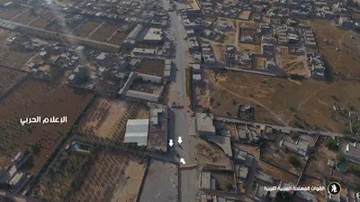 Recent footage of LNA artillery strikes on GNA positions in Tripoli Libya   