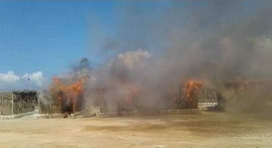 Clashes in Sabratha between armed groups to acquire the resort of Tilil, which caused the destruction of some of the façades and the burning of fish nest on the beach, security bodies intervened to disengage and refer the subject to the competent authorities. 