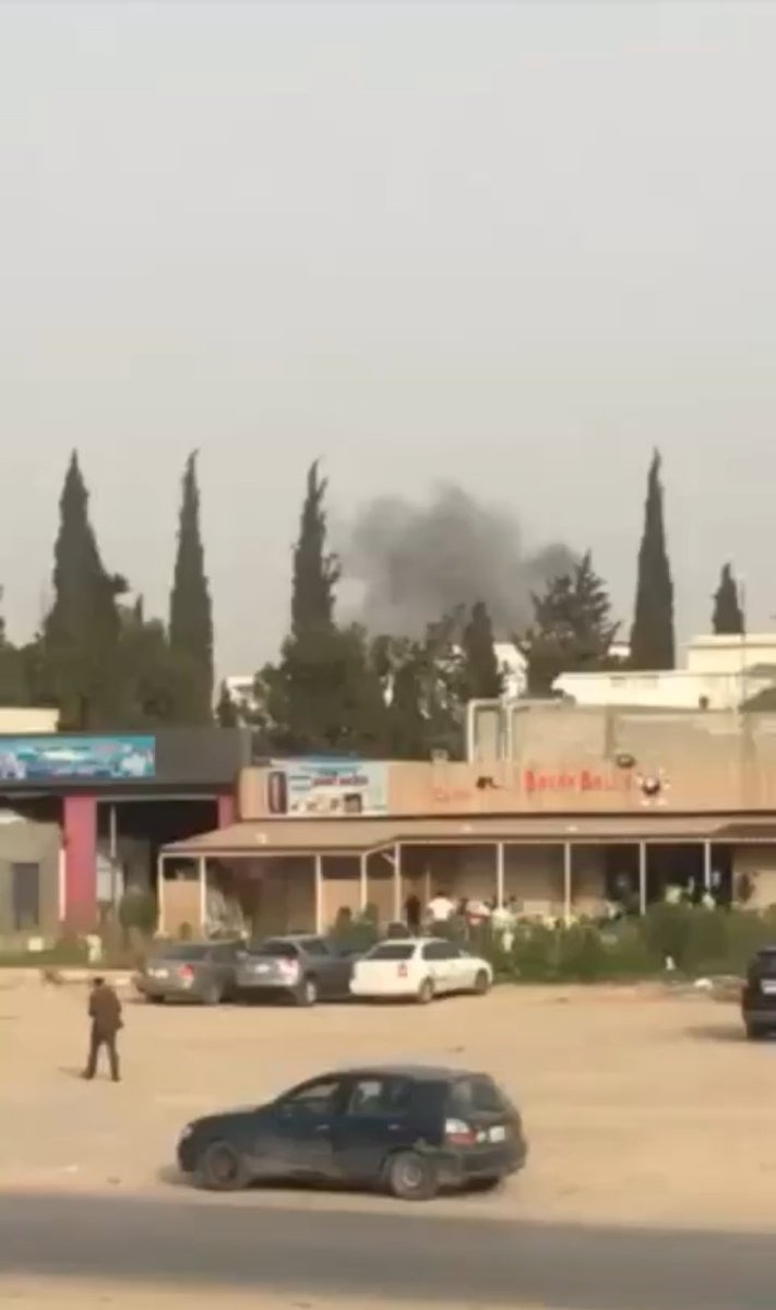 LNA air force targeting Ain Zara district in Southern Idlib